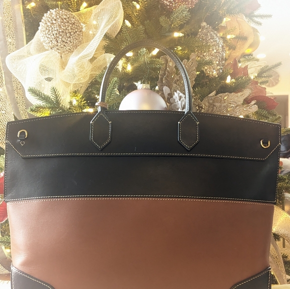 Burberry prorsum tri tone canvas leather society top handle bag ** must have*** - Picture 5 of 12